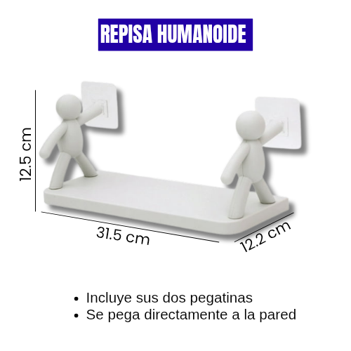 Repisa modelo humanoide