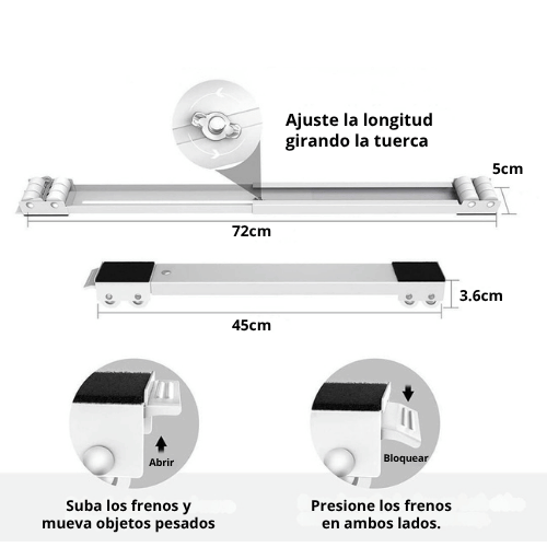 SOPORTE AJUSTABLE DE ELECTRODOMÉSTICOS