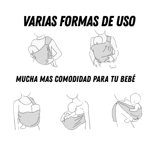 PORTABEBÉS MULTIFUNCIÓN ANTITRANSPIRANTE