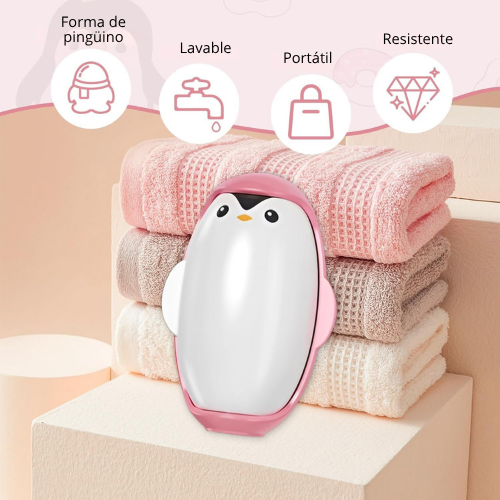 QUITA PELUSA EN FORMA DE PINGÜINO