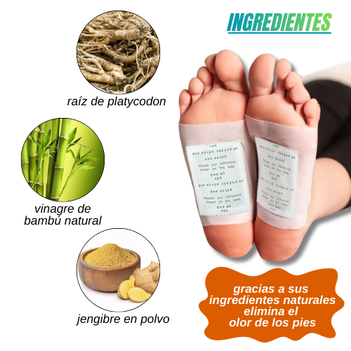 KIT DE 10 PARCHES DESINTOXICANTE