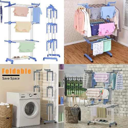 Tendedero de ropa plegable