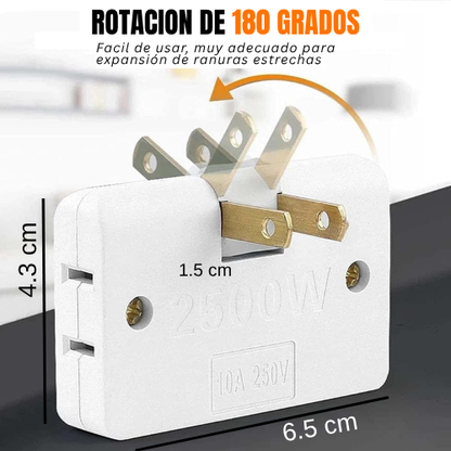 Adaptador de enchufe 3 en 1
