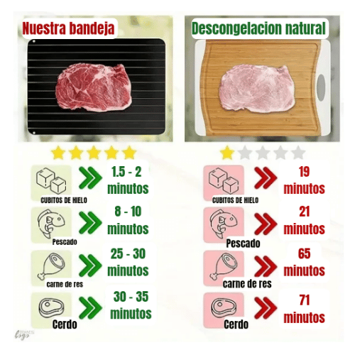 BANDEJA PARA DESCONGELAR