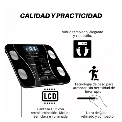 BÁSCULA DIGITAL CON BLUETOOTH