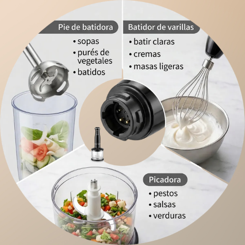 BATIDORA DE MANO 4 EN 1
