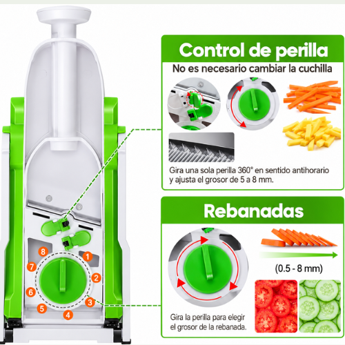 CORTADOR DE VERDURAS MULTIFUNCIONAL
