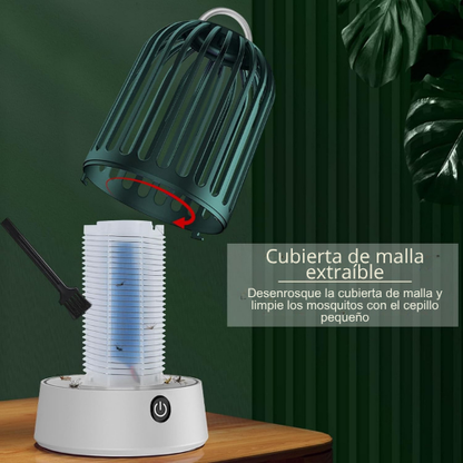 LÁMPARA MATA MOSQUITOS RECARGABLE