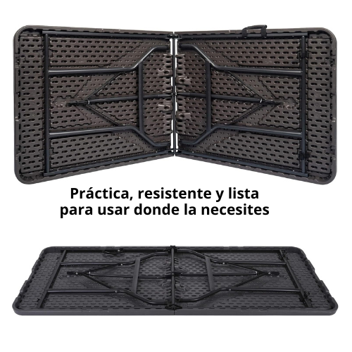MESA PLEGABLE DE PLASTICO
