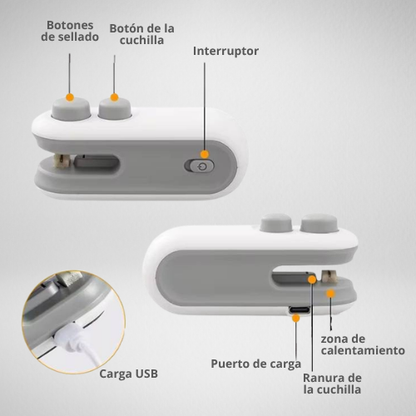 MINI SELLADORA DE BOLSAS PORTÁTIL