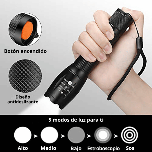 MINI LINTERNA LED DE ALUMINIO