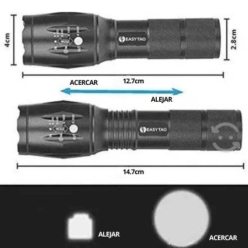 MINI LINTERNA LED DE ALUMINIO