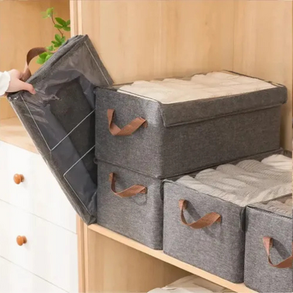 ORGANIZADOR PLEGABLE CON TAPA TRANSPARENTE