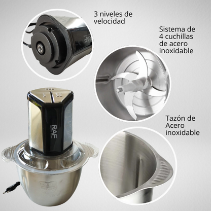 PROCESADORA DE ALIMENTOS DE 3L ELECTRICA