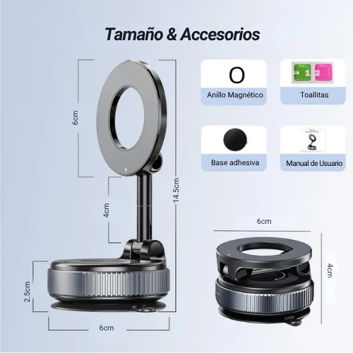 SOPORTE MAGNÉTICO PARA CELULAR