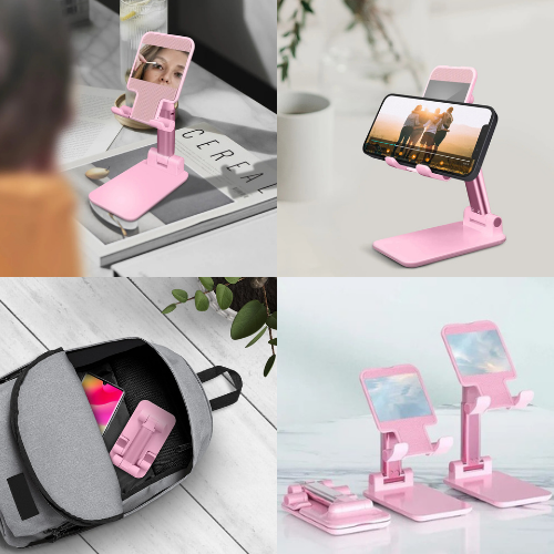 SOPORTE PLEGABLE Y AJUSTABLE PARA CELULAR