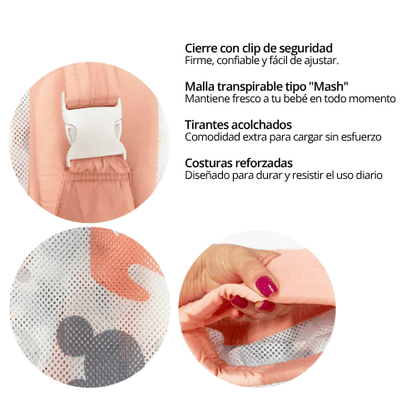 PORTABEBÉS MULTIFUNCIÓN ANTITRANSPIRANTE