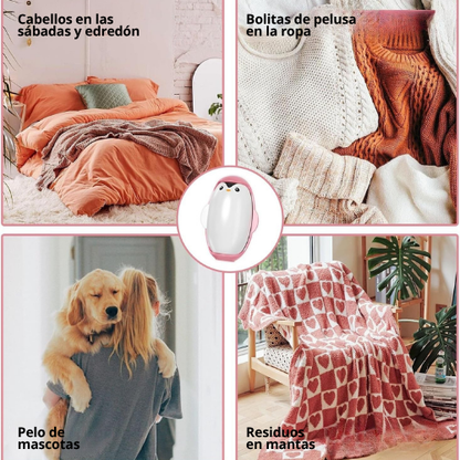 QUITA PELUSA EN FORMA DE PINGÜINO